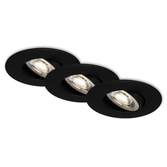 LED-Einbauleuchte »KULANA«, ∅: 9 cm, Höhe: 2,4 cm, 15 W