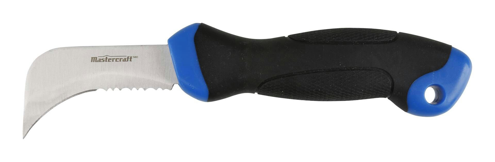Mastercraft Linoleum Knife, Black/Blue
