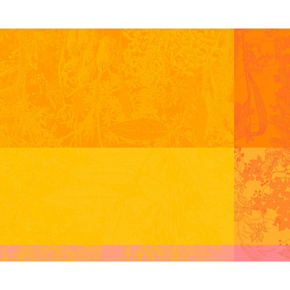 MILLE ESPRIT JARDIN ETE - Set  pur coton multicolore 40X50