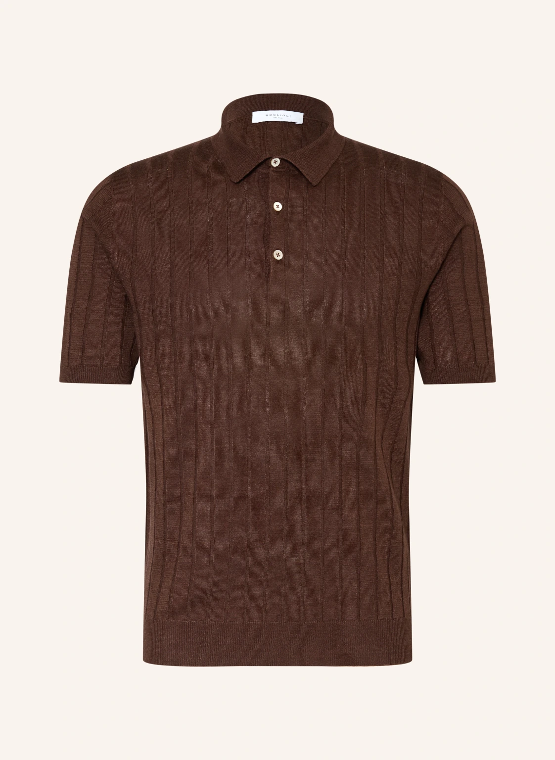 BOGLIOLI Strick-Poloshirt