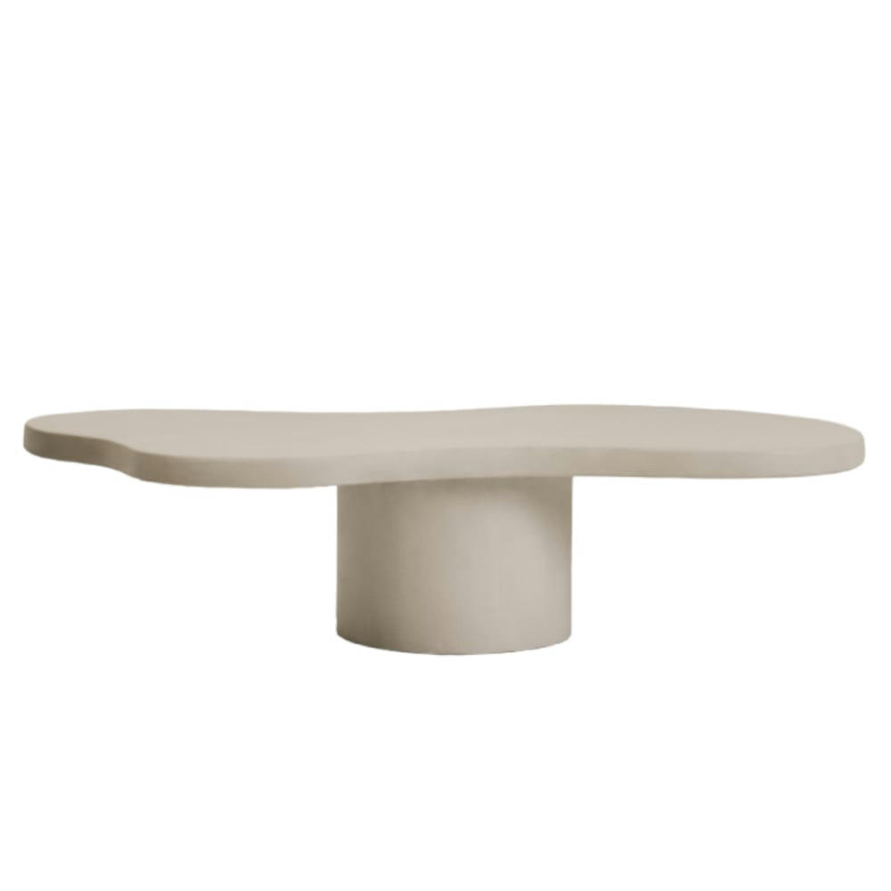 BY MARLOT BAUS - Table basse du microciment en couleur blanc 140 cm