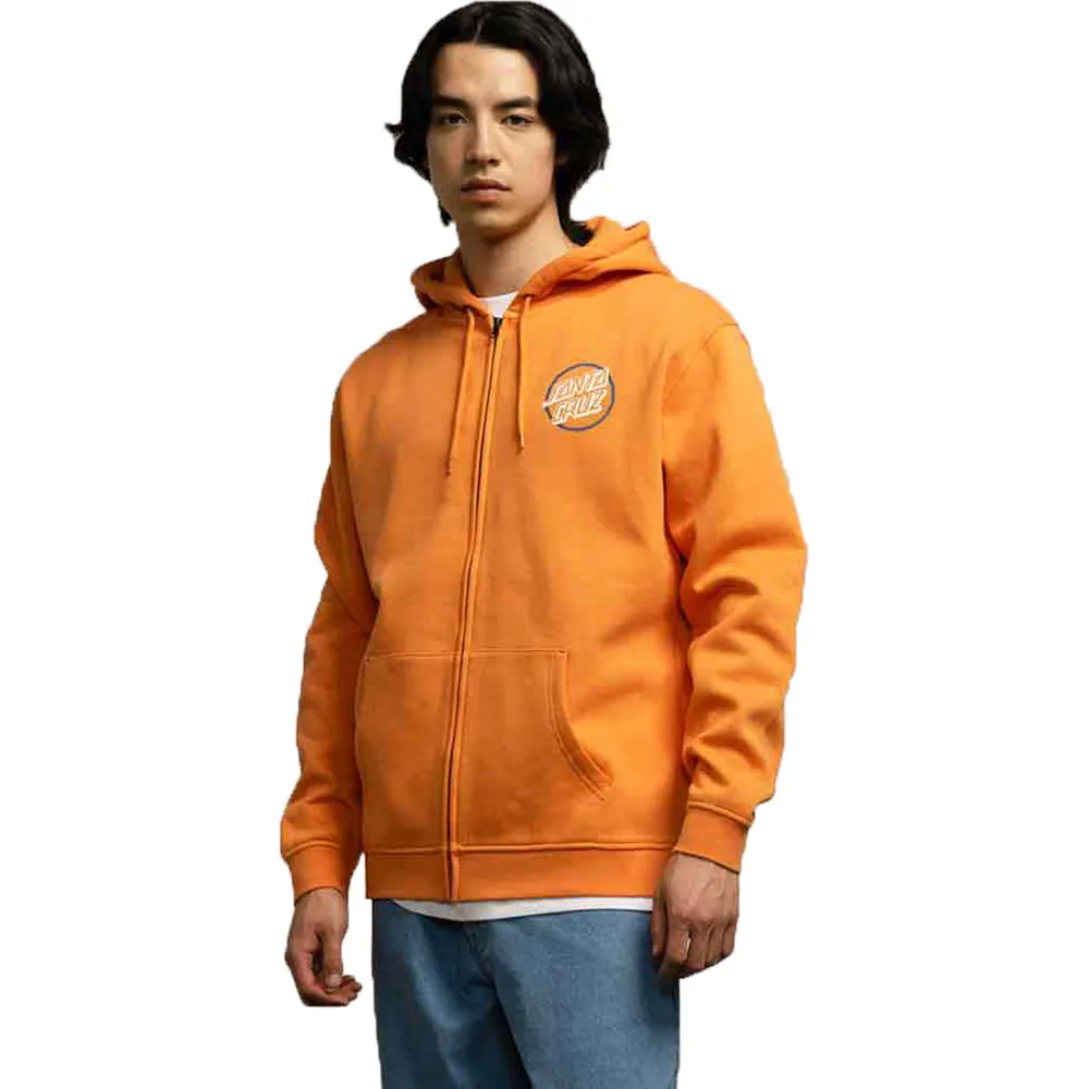 Santa Cruz Breaker check opus dot full zip sweatshirt