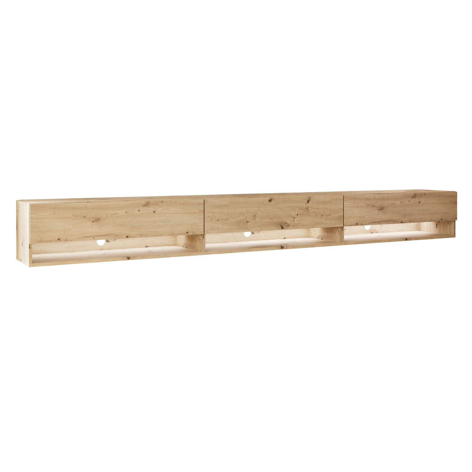 Szafka RTV CALANTE LOFT 270 cm dąb artisan