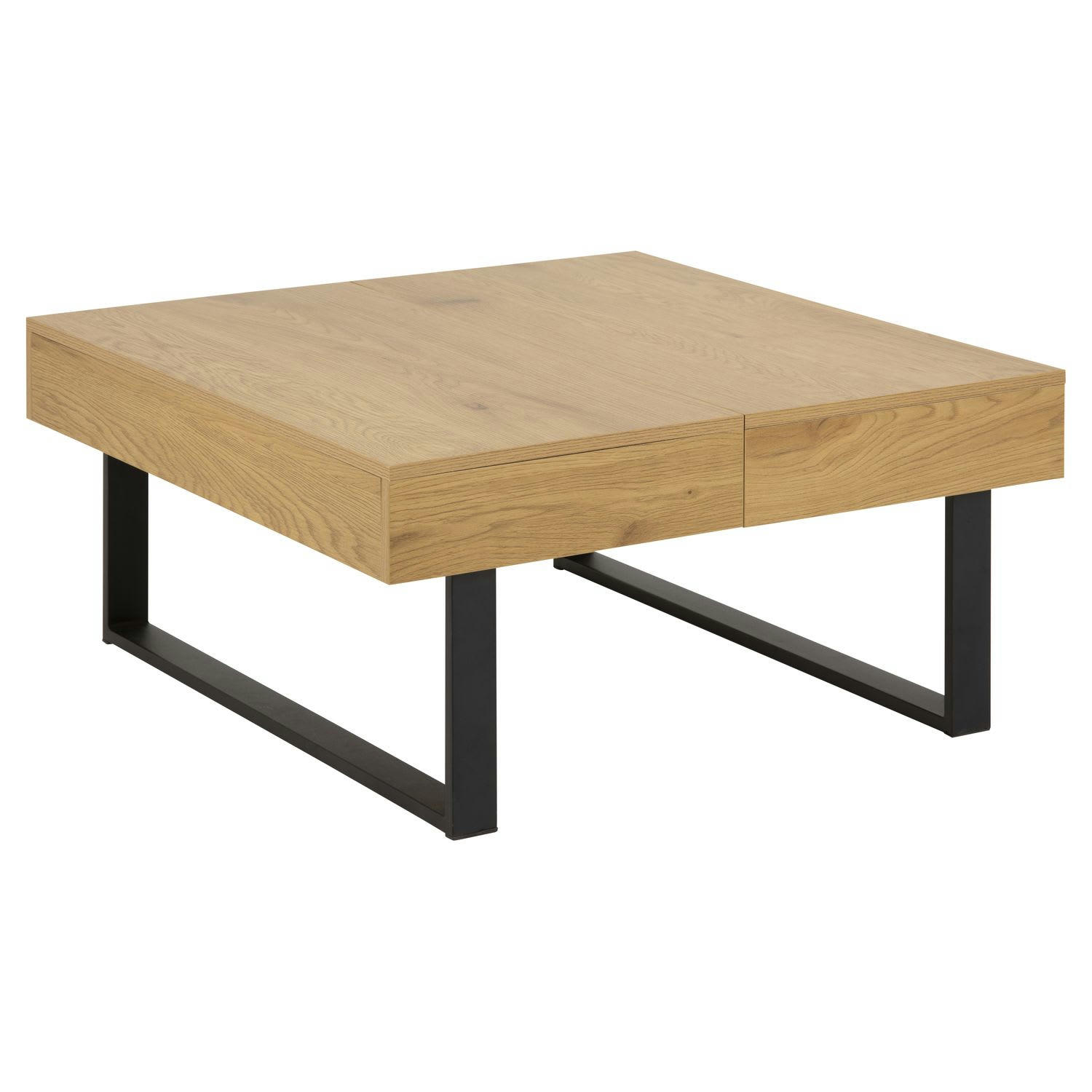 PARADISE - Table basse mdf et métal marron