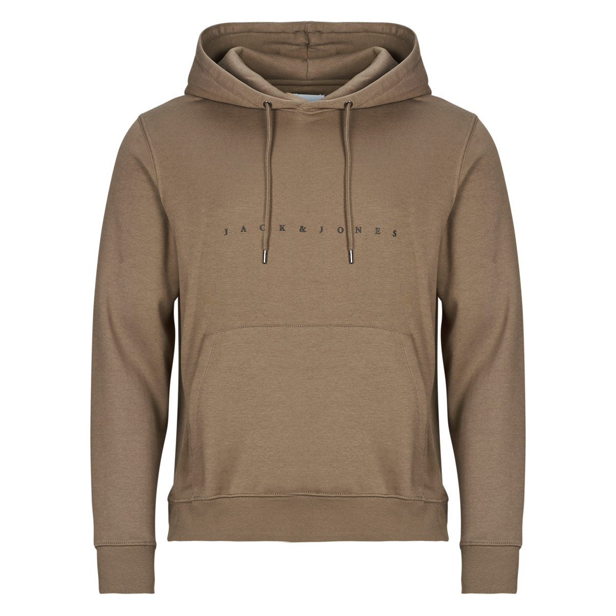 Jack & Jones - JJESTAR JJ SWEAT HOOD - Taupe