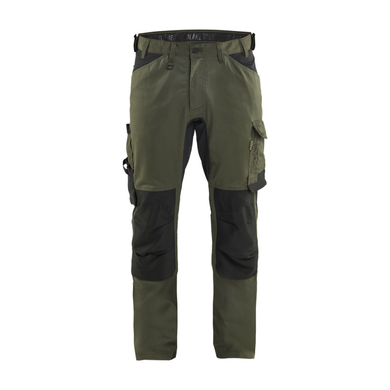 Pantalon de travail Stretch 2D vert forêt et noir 48 BLAKLADER