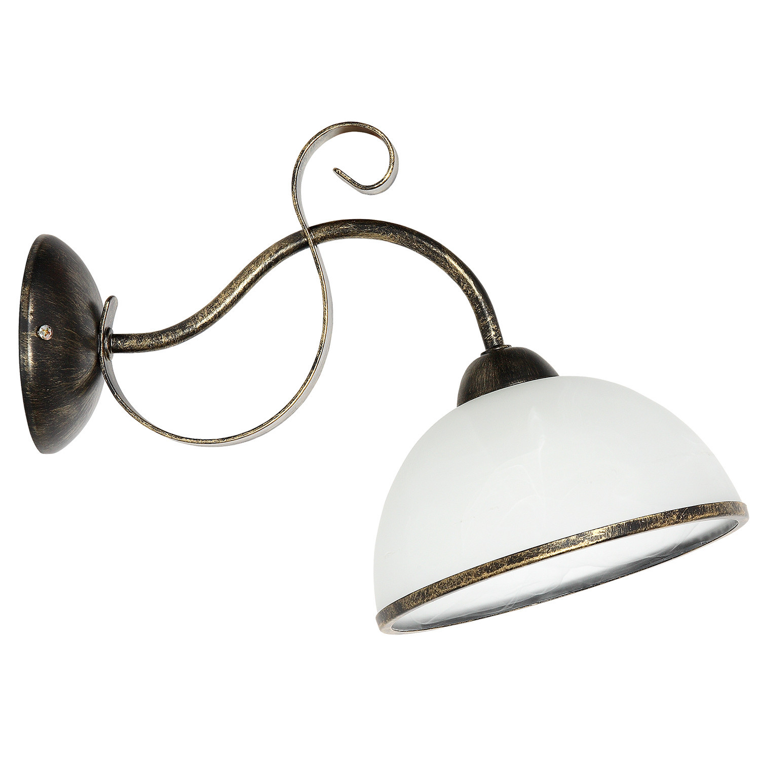 Kinkiet złoty Antica 1xE27x15W wym:26x19x33cm IP20 Luminex