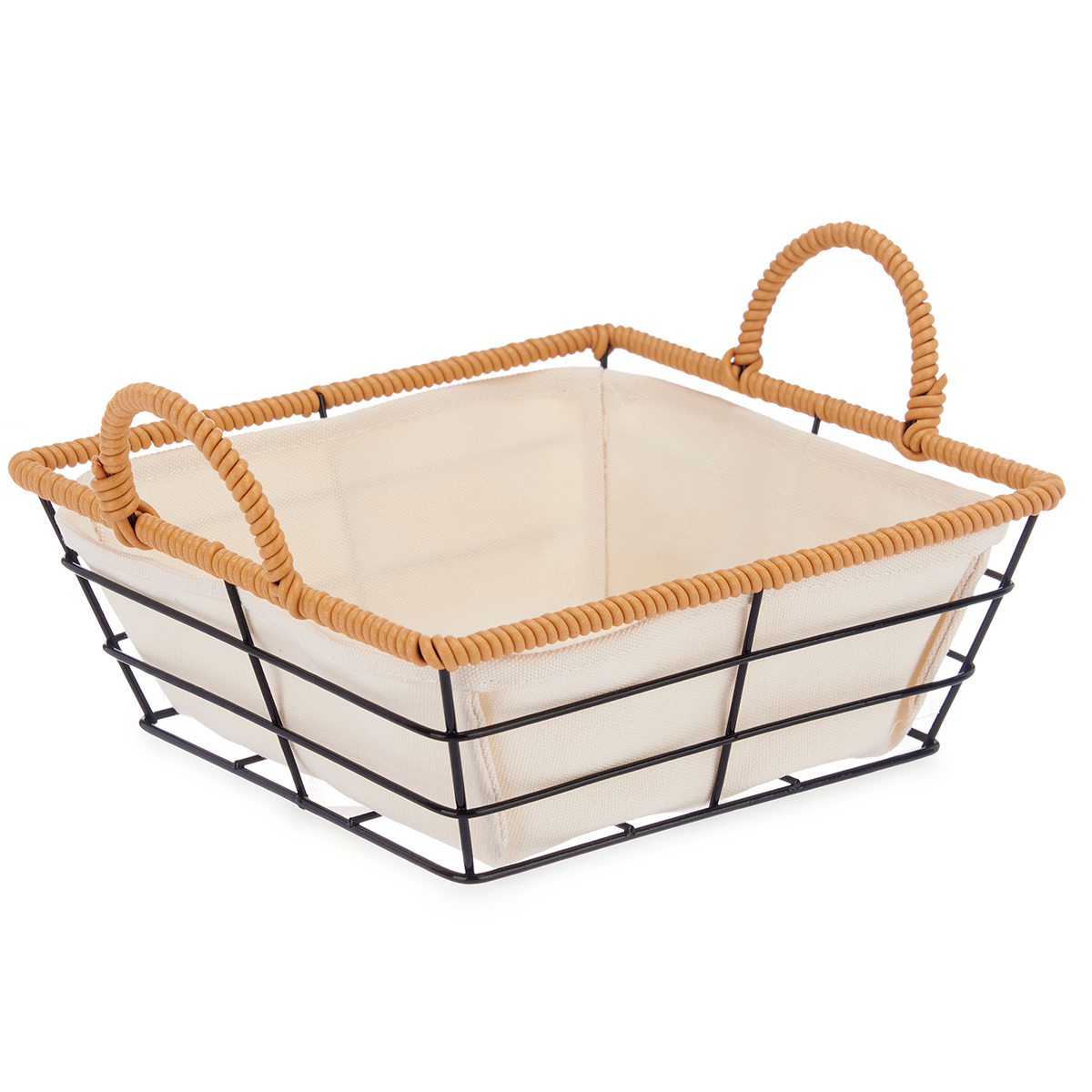 Cesto para pão com asas