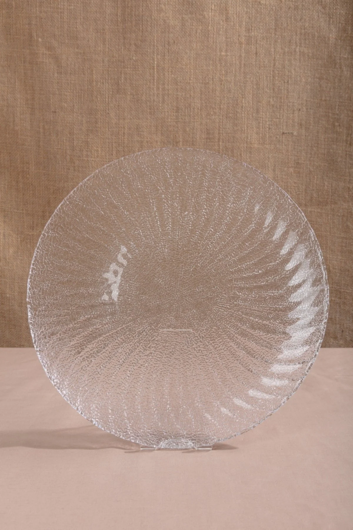Clear Shell Glass Plate