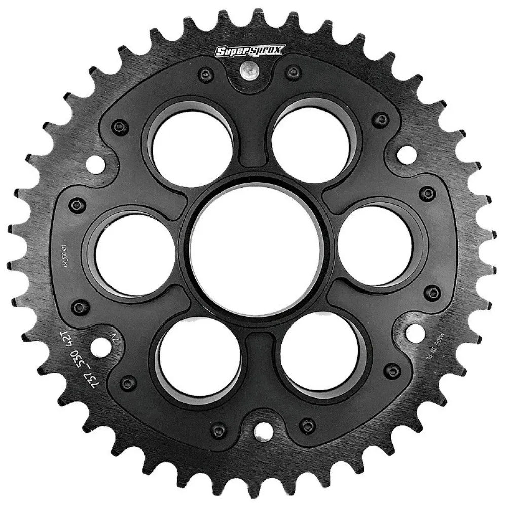 Supersprox Stealth Ducati 525x43 RSA737525X43BLK rear sprocket