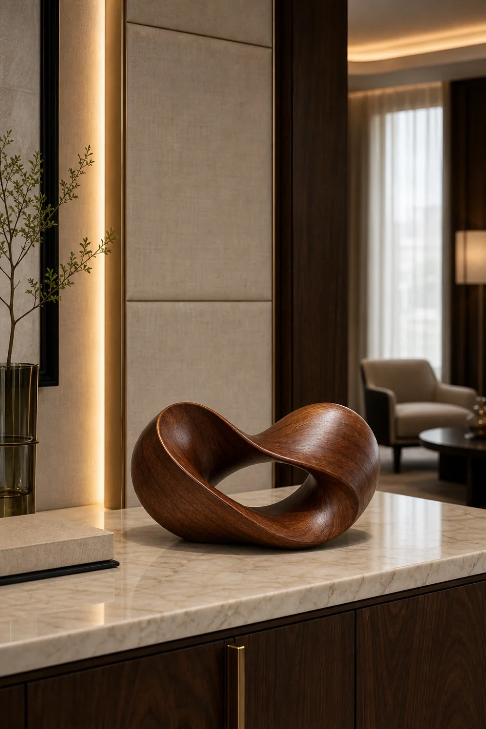 Abstract Wood Sculpture #WAB441