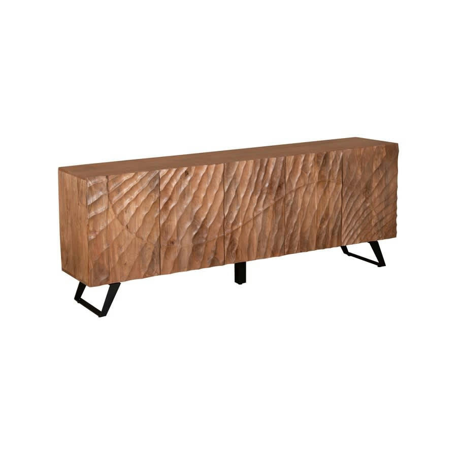 - Commode en manguier avec 5 portes