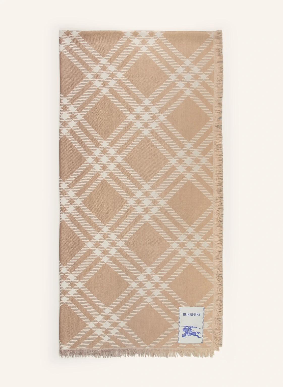 BURBERRY Schal mit Seide
