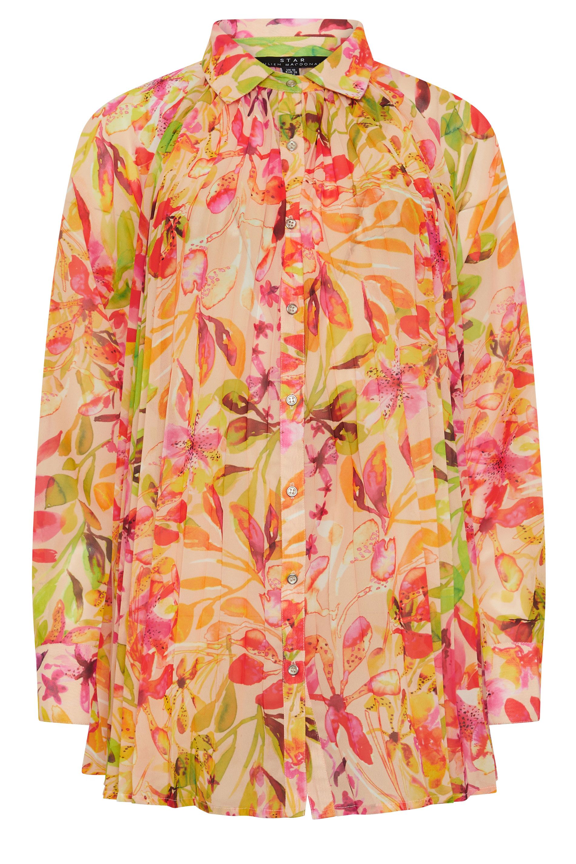 Star by Julien Macdonald Floral Pleated Shirt