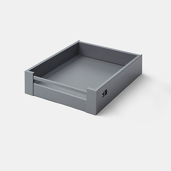Façade de casserolier de cuisine Soto gris anthracite mat l. 50 cm GoodHome