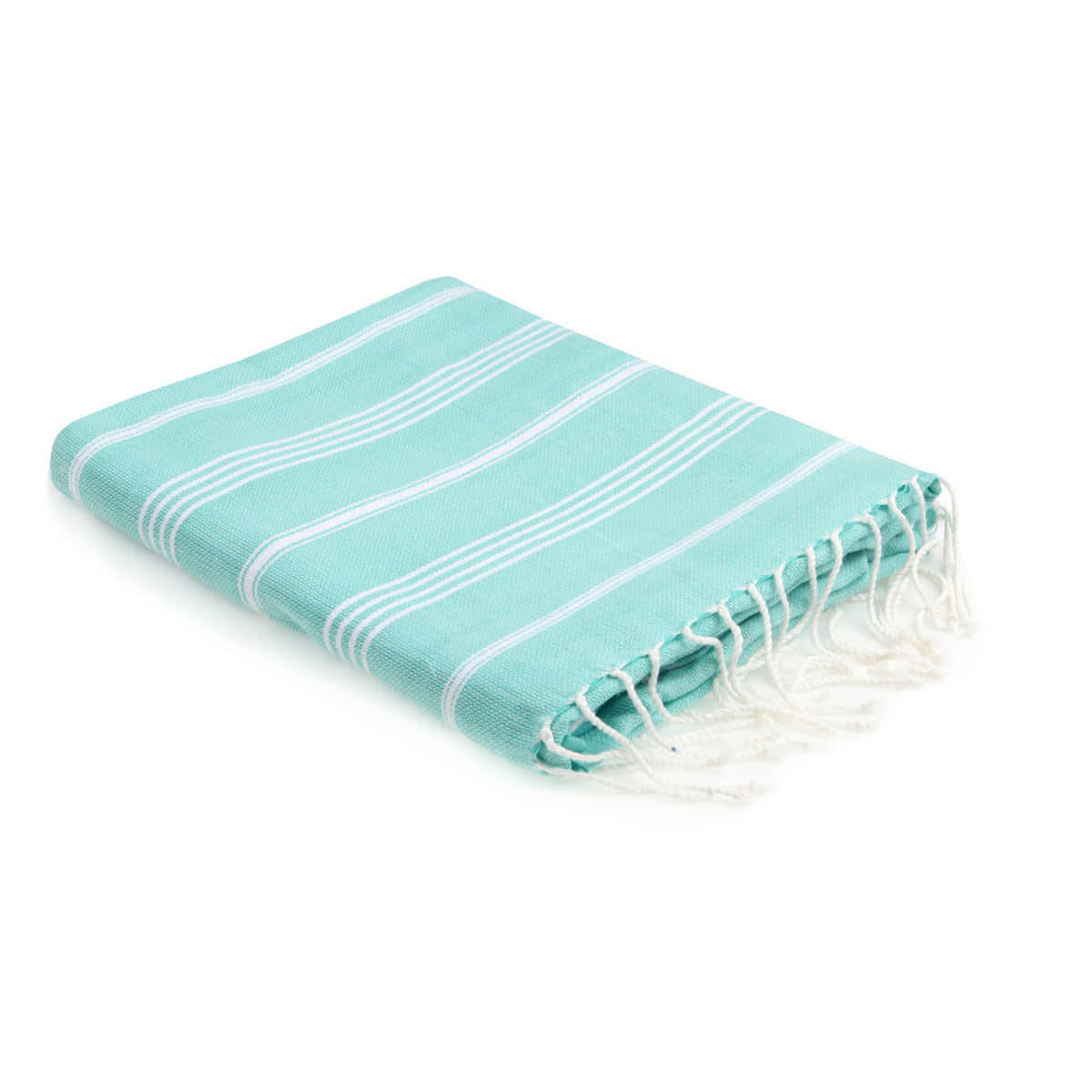 MYKONOS - Fouta coton  100x200 vert turquoise