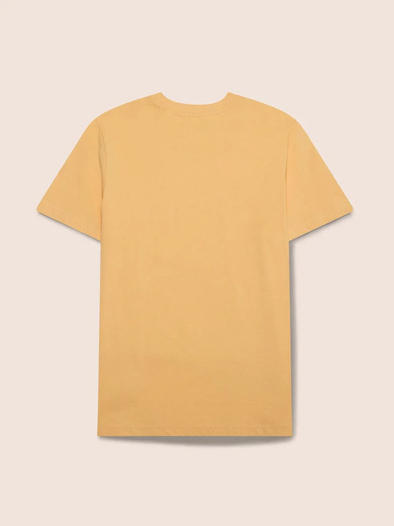Gandys Graphic Organic Cotton T-Shirt in Yellow