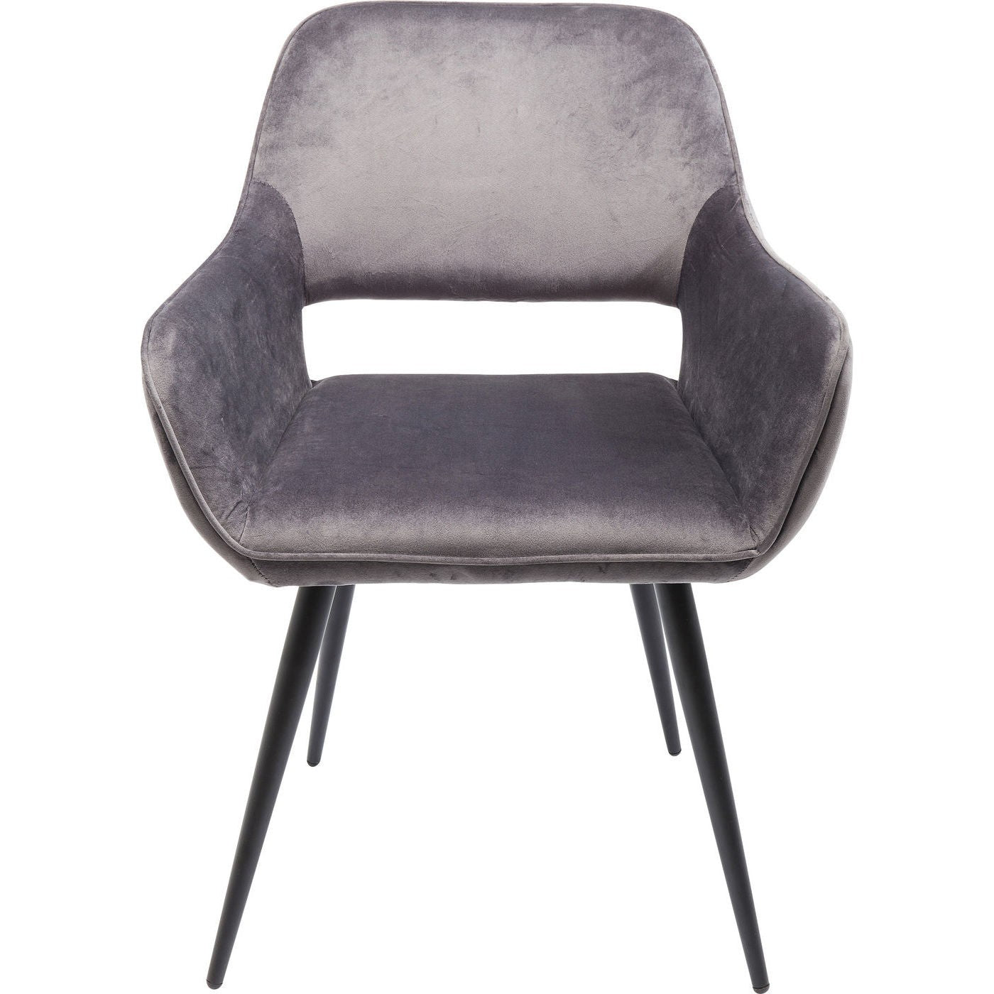 Kare Design Stoel met armleuningen San Francisco grijs