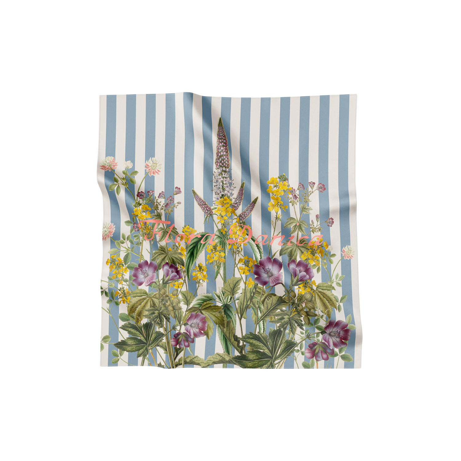 Striped Flower Meadow silketørkl&aelig;de