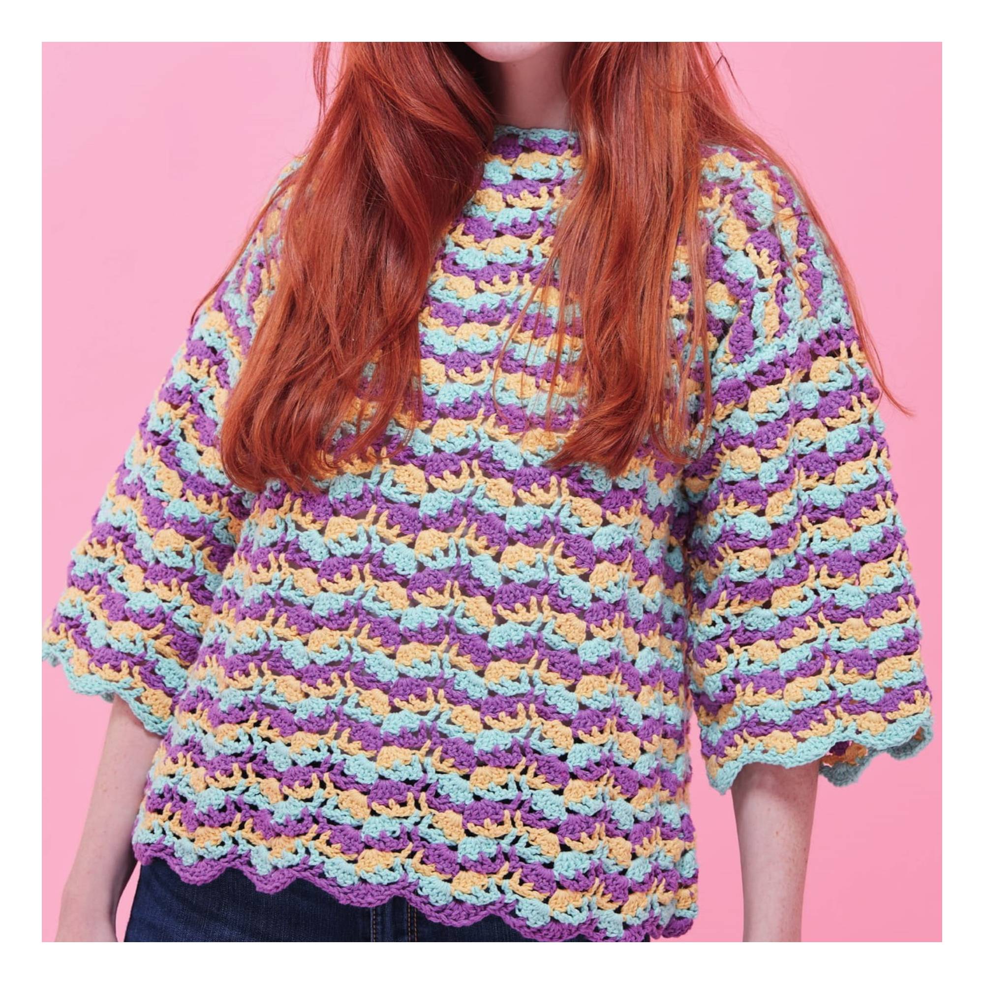 Knitcraft Home Cotton Crochet Tunic Digital Pattern 0111