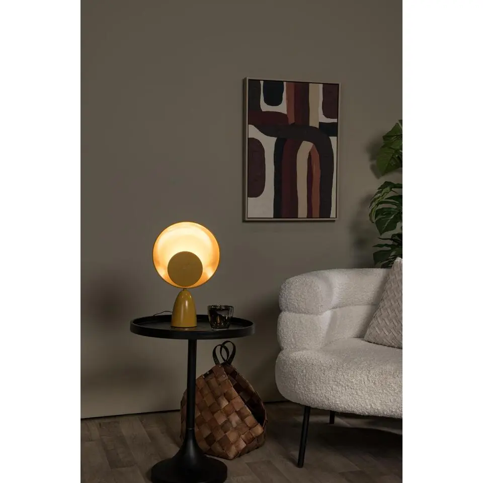 Lucide CASTAMAR Tafellamp - Okergeel