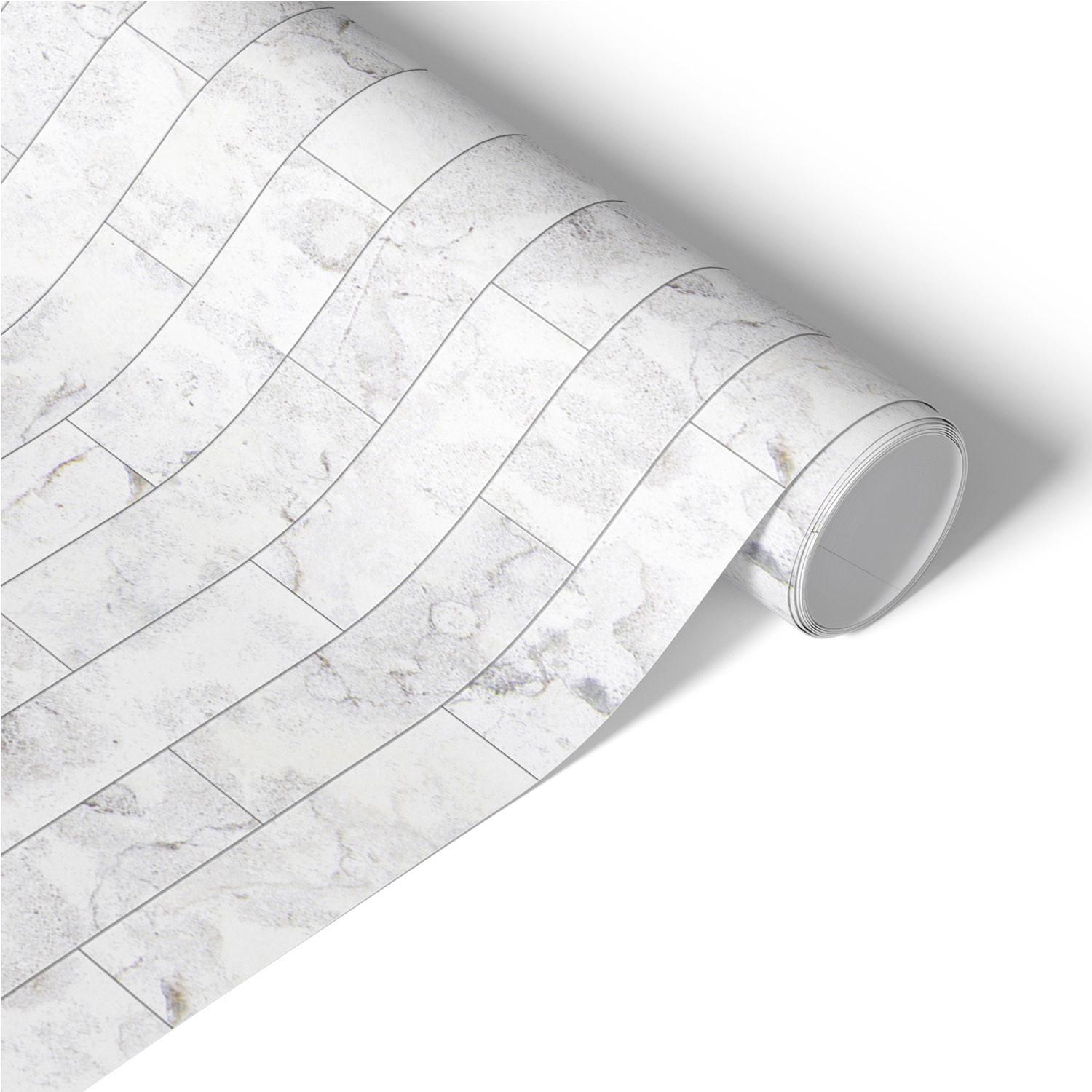 Folia meblowa Szaro-biały marmur 50x100 Okleina samoprzylepna Blat