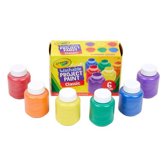 Crayola Washable Kids Paints 6 Pack