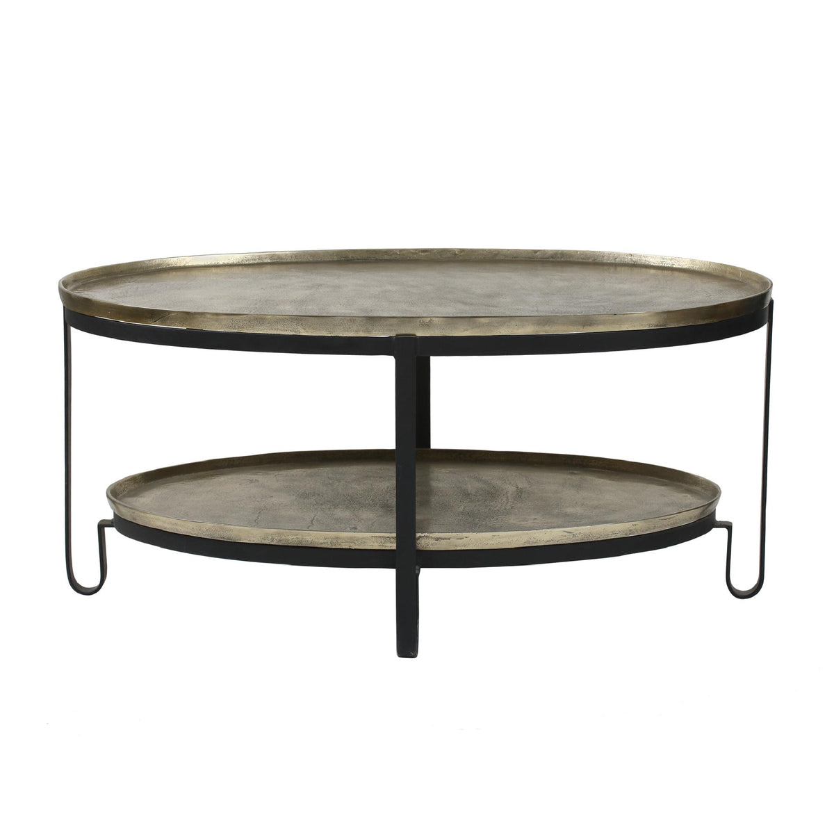 PTMD salontafel Kae - goud - 96.5x58.5x44.5cm