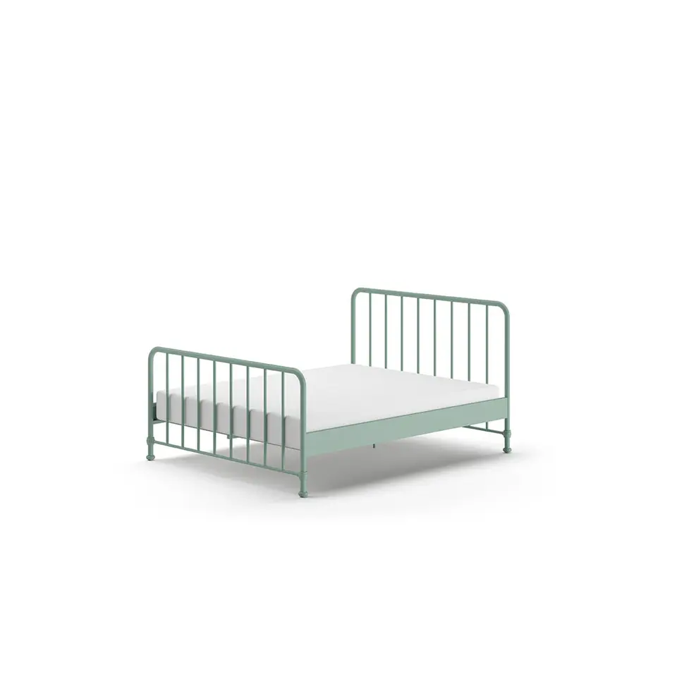 Vipack bed Bronxx - olijfgroen - 160x200 cm