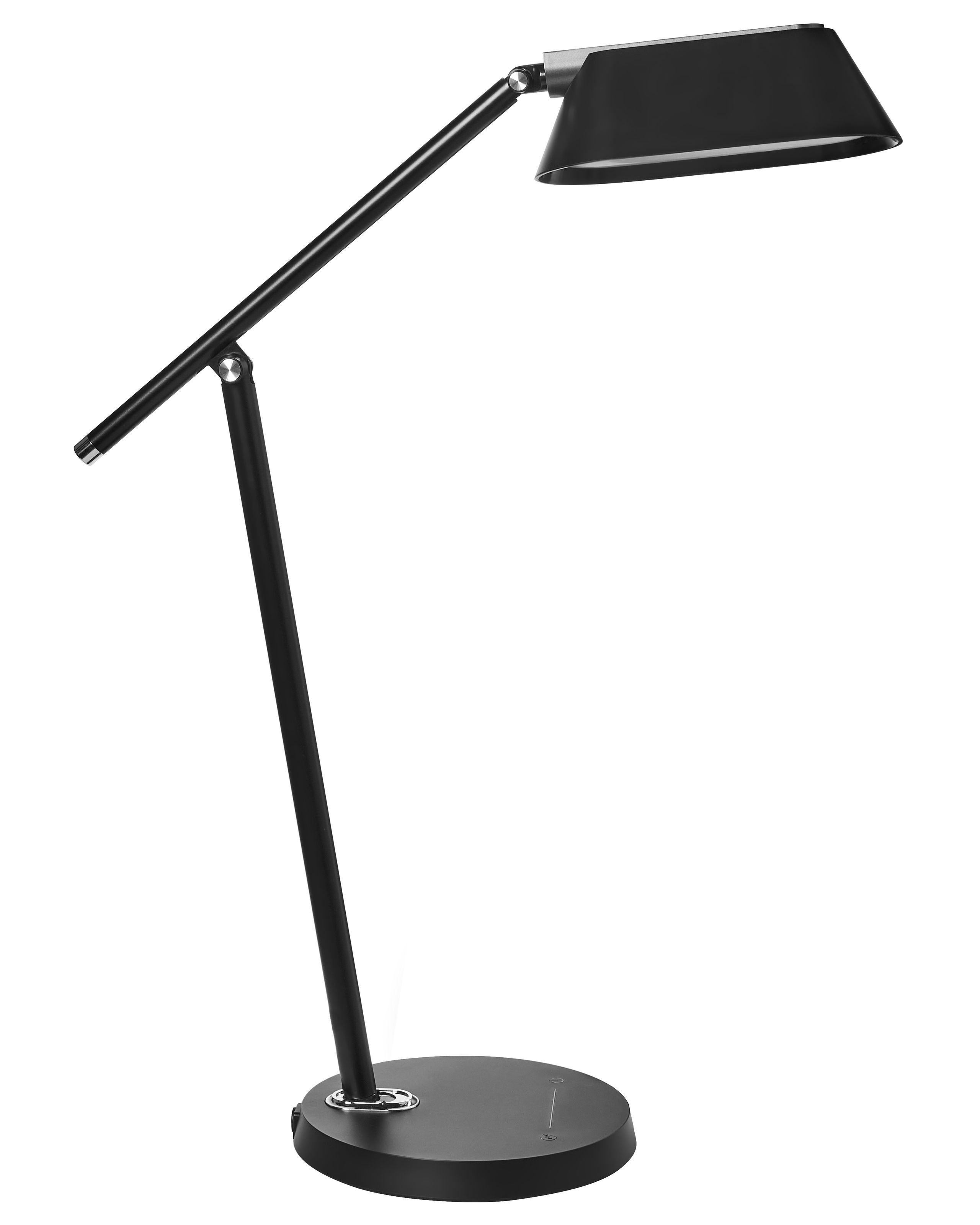Lampka biurkowa LED regulowana czarna bezstopniowe ściemnianie