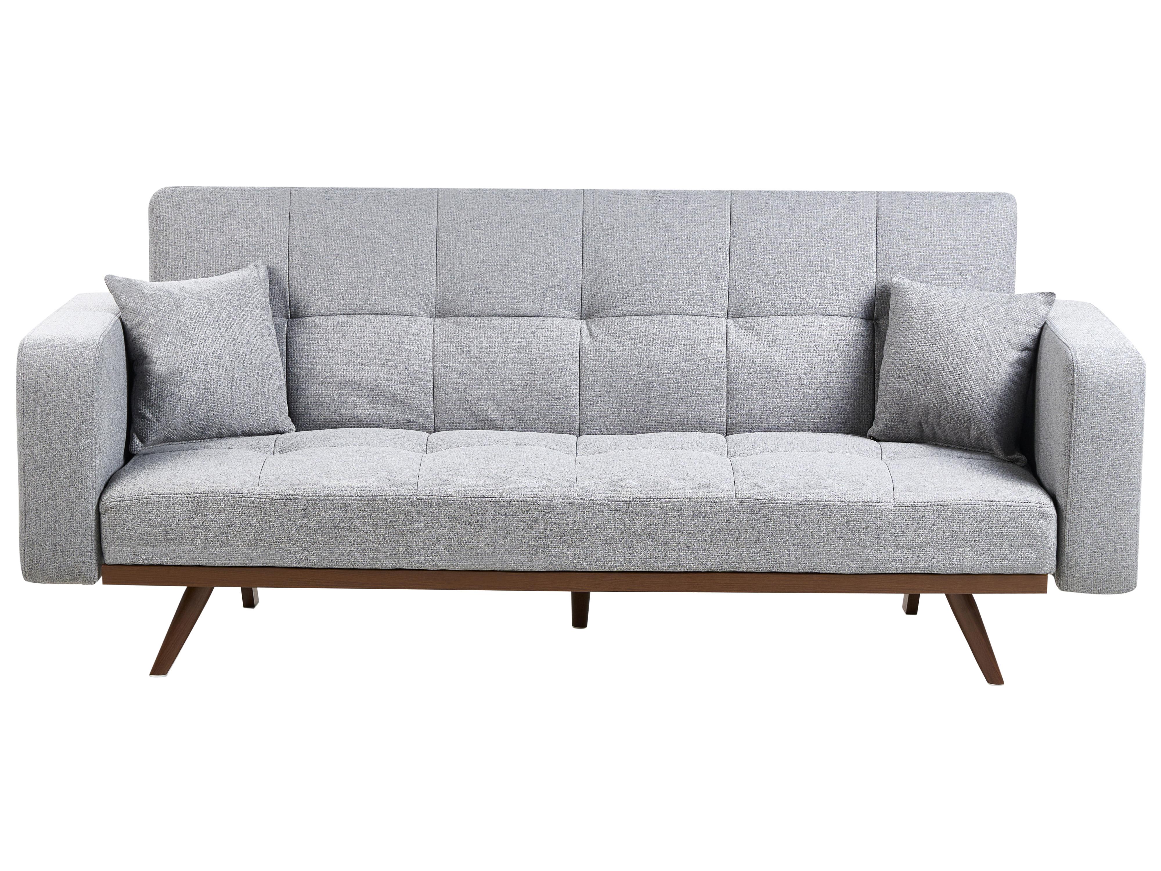 Sofa Bed 3 Seater HJULBY Grey