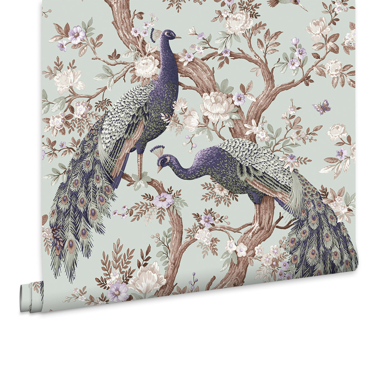 Laura Ashley Vliesbehang - Belvedere Duck Egg - 10mx52cm