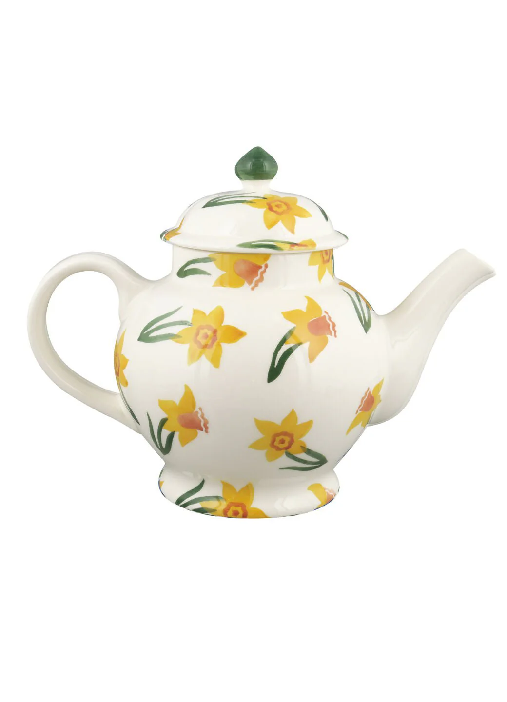 Personalised Daffodils 4 Mug Teapot