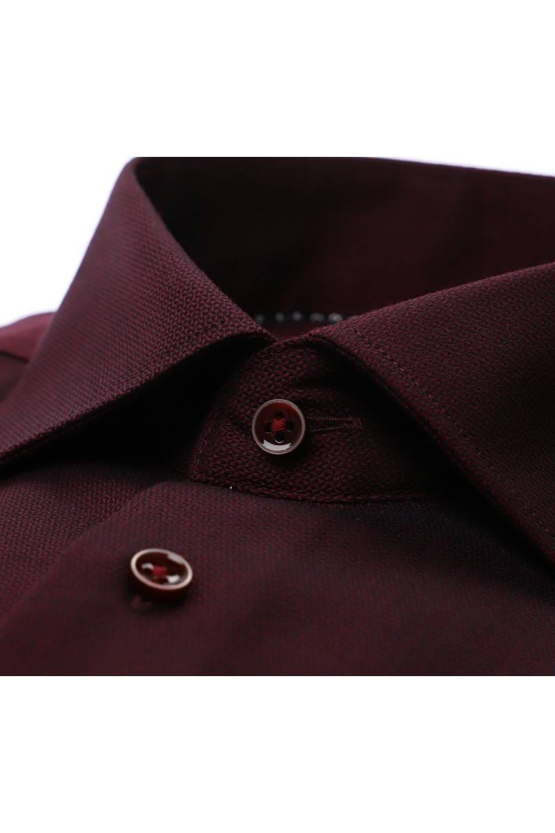 ETERNA Modern Fit Hemd chianti, Strukturiert