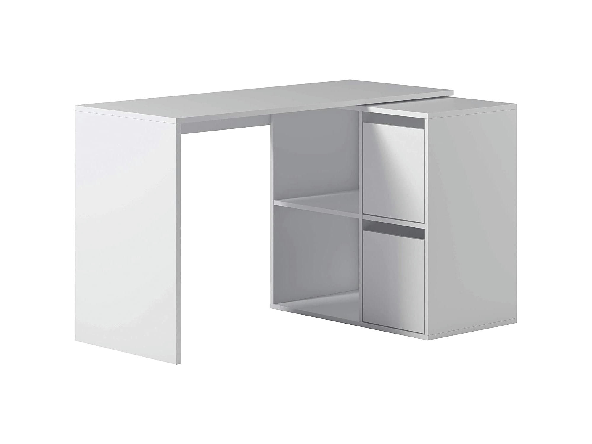 DIVKOVI - Bureau effet bois blanc
