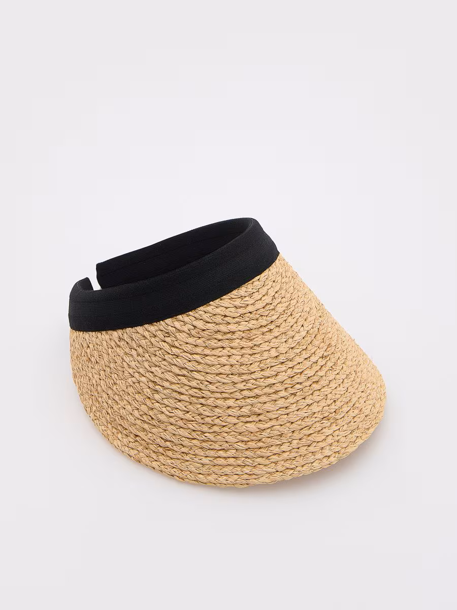 Woven Visor Cap