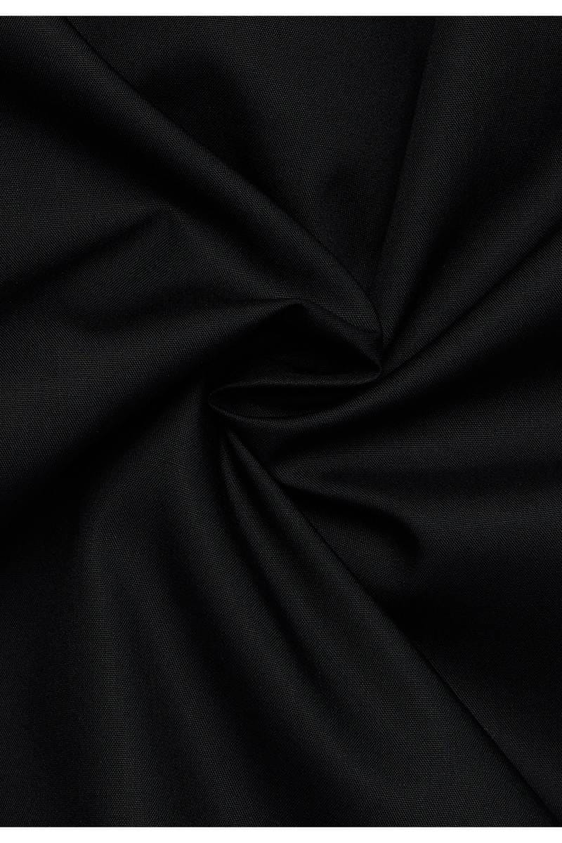 ETERNA Slim Fit Hemd schwarz, Einfarbig
