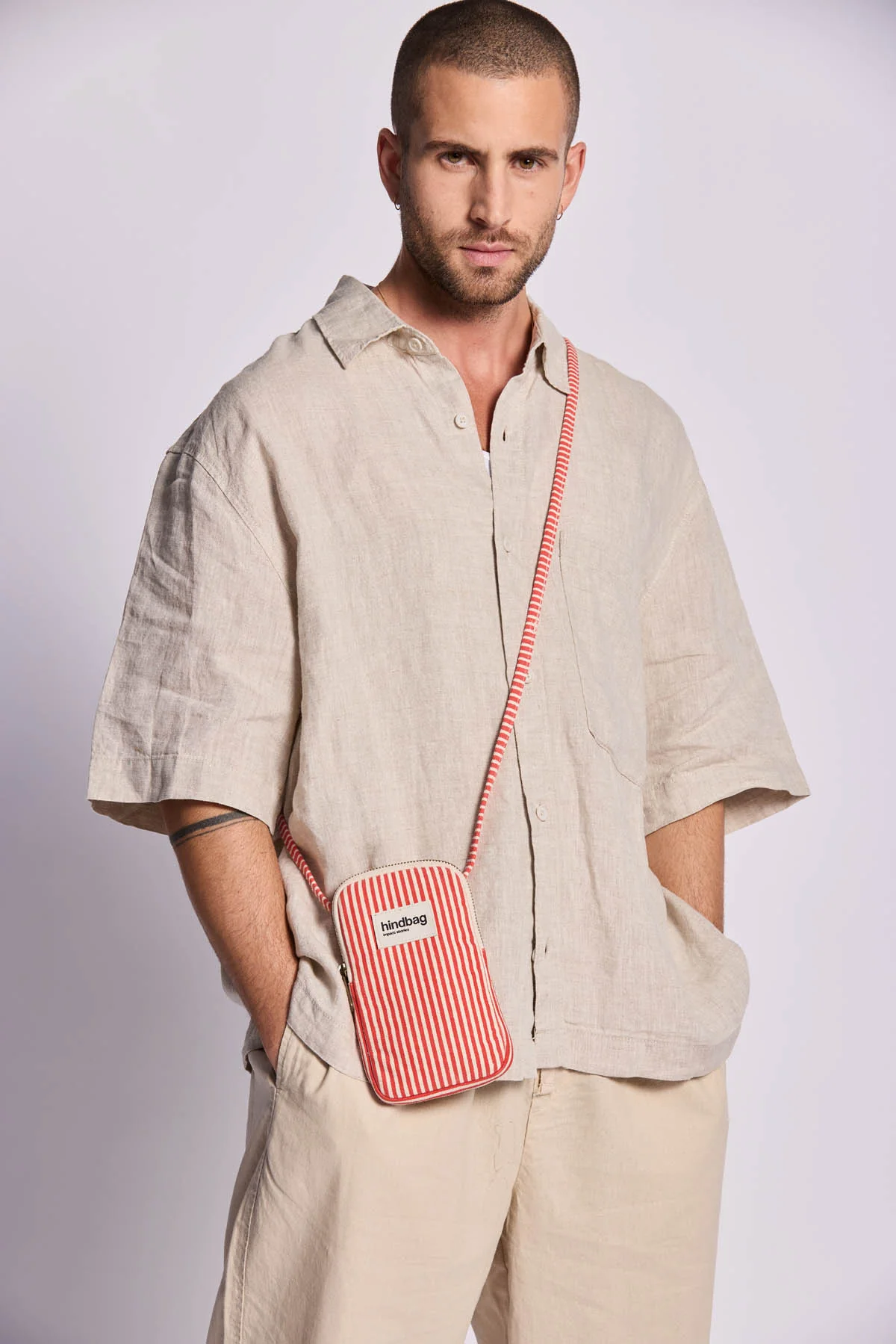 Housse téléphone Bill Rayures rouge