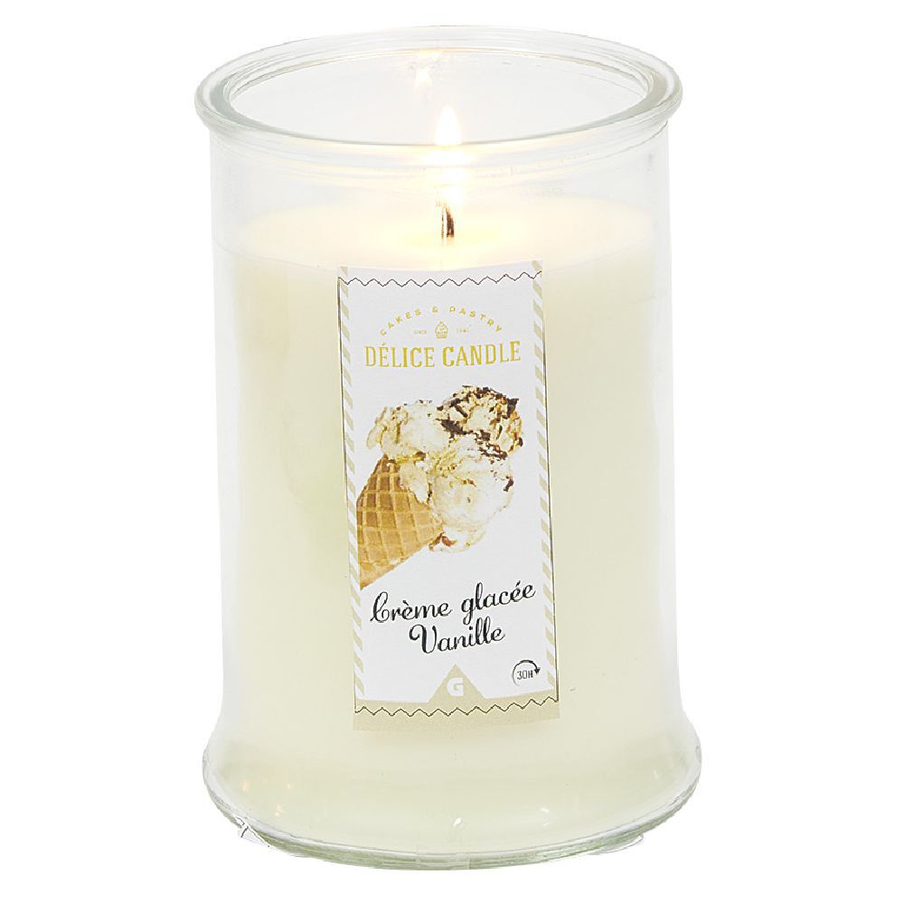 Bougie senteur Crème glacée vanille