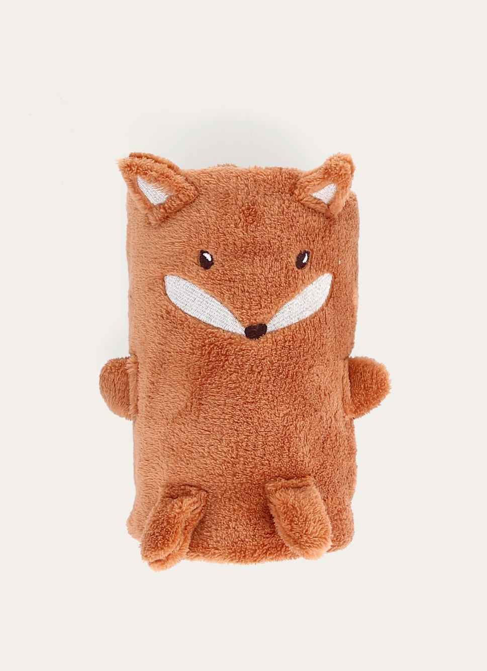 PLAID ENFANT RENARD ROUX