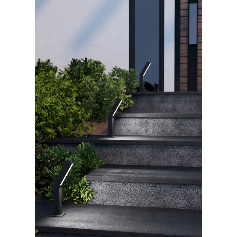 Borne extérieure LED Ugento noire 36 cm 9 W EGLO