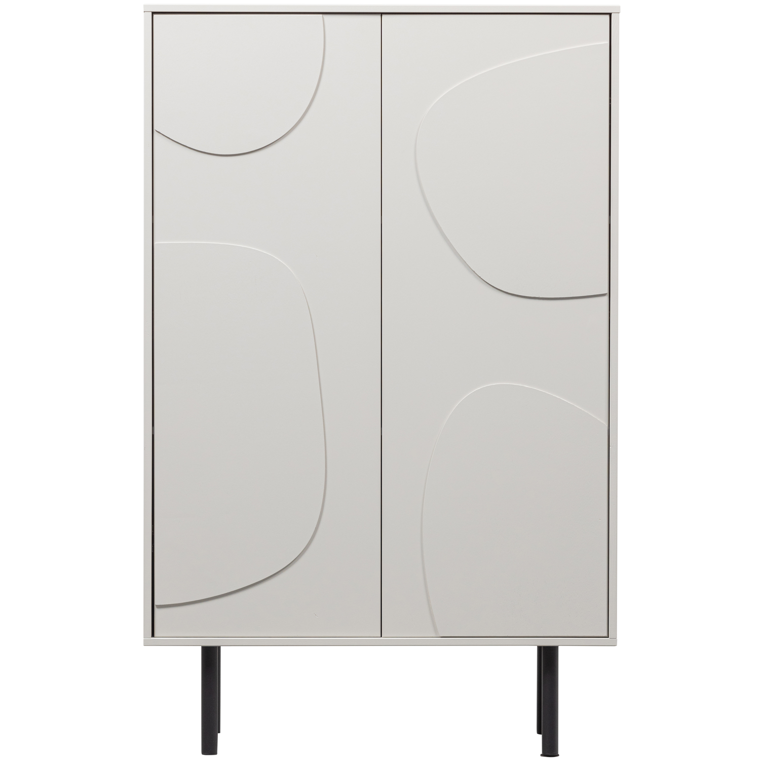 WOOOD opbergkast Cadiz - Grenen - Mist - 135x85x40