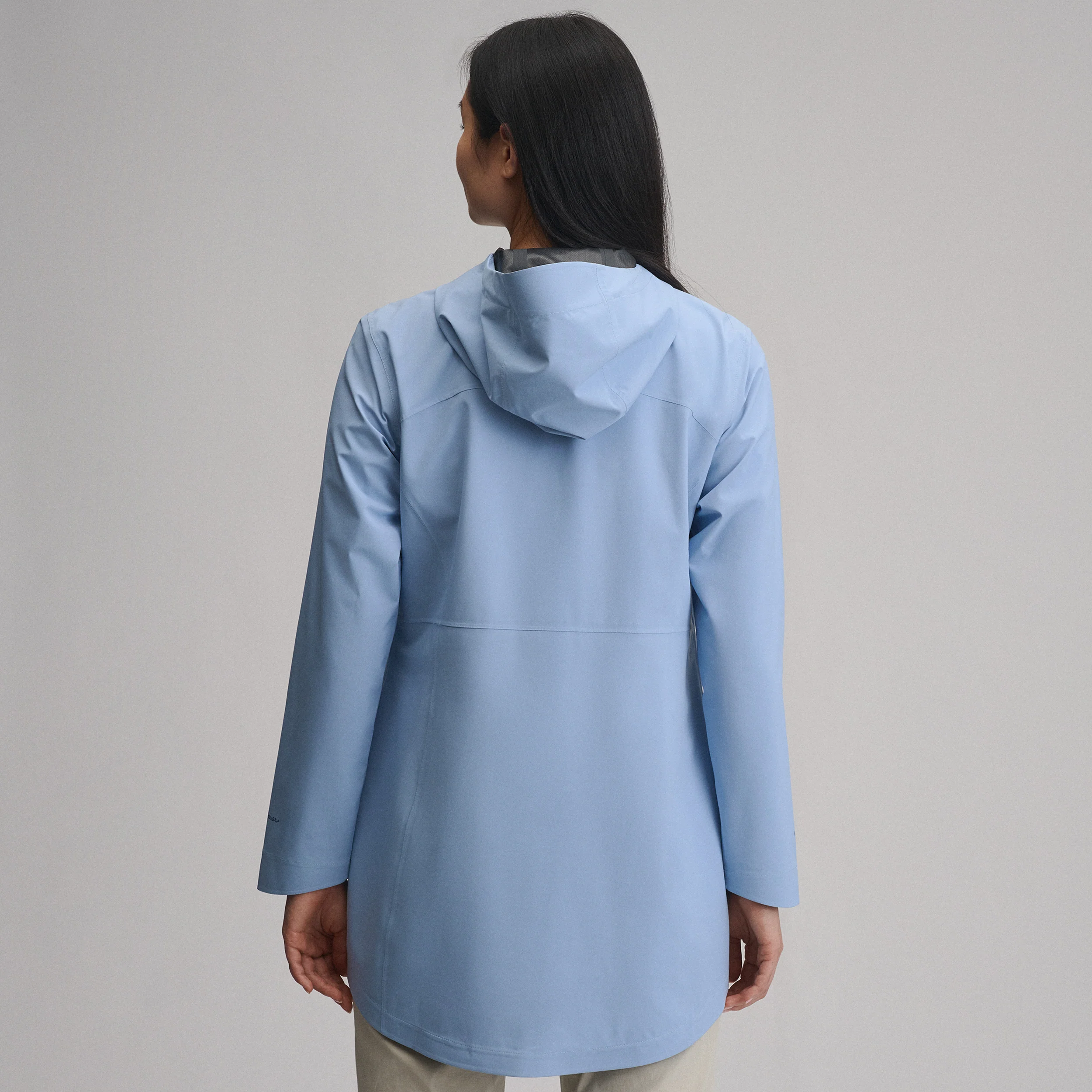 Women's Cloud Cap Waterproof Stretch Hooded Rain Parka