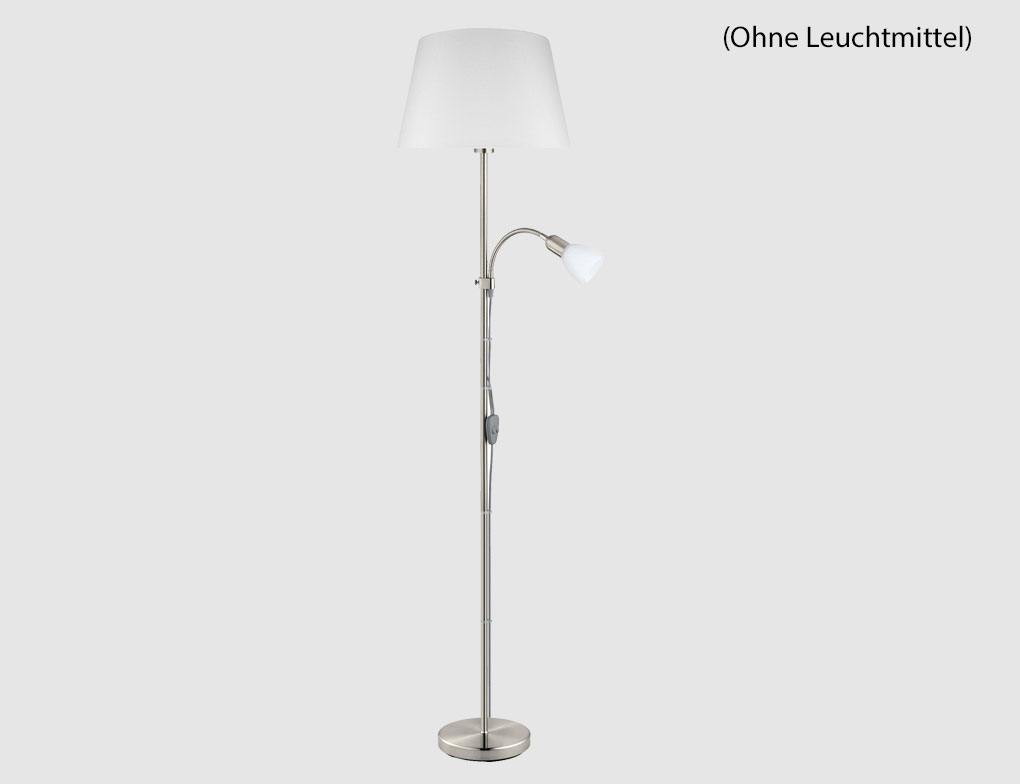 Stehleuchte mit Leselampe