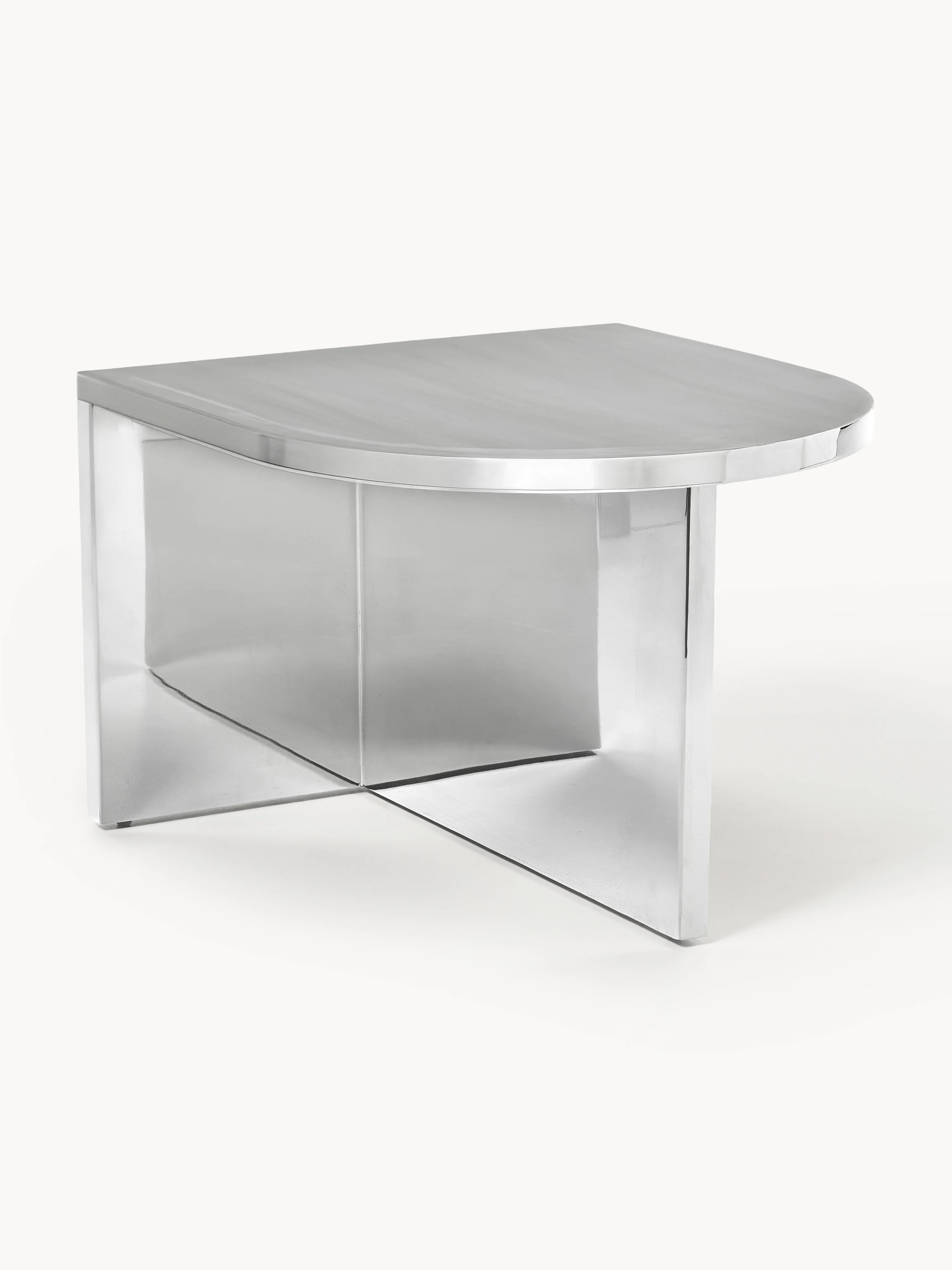 Ovaler Couchtisch Leander ausMetall