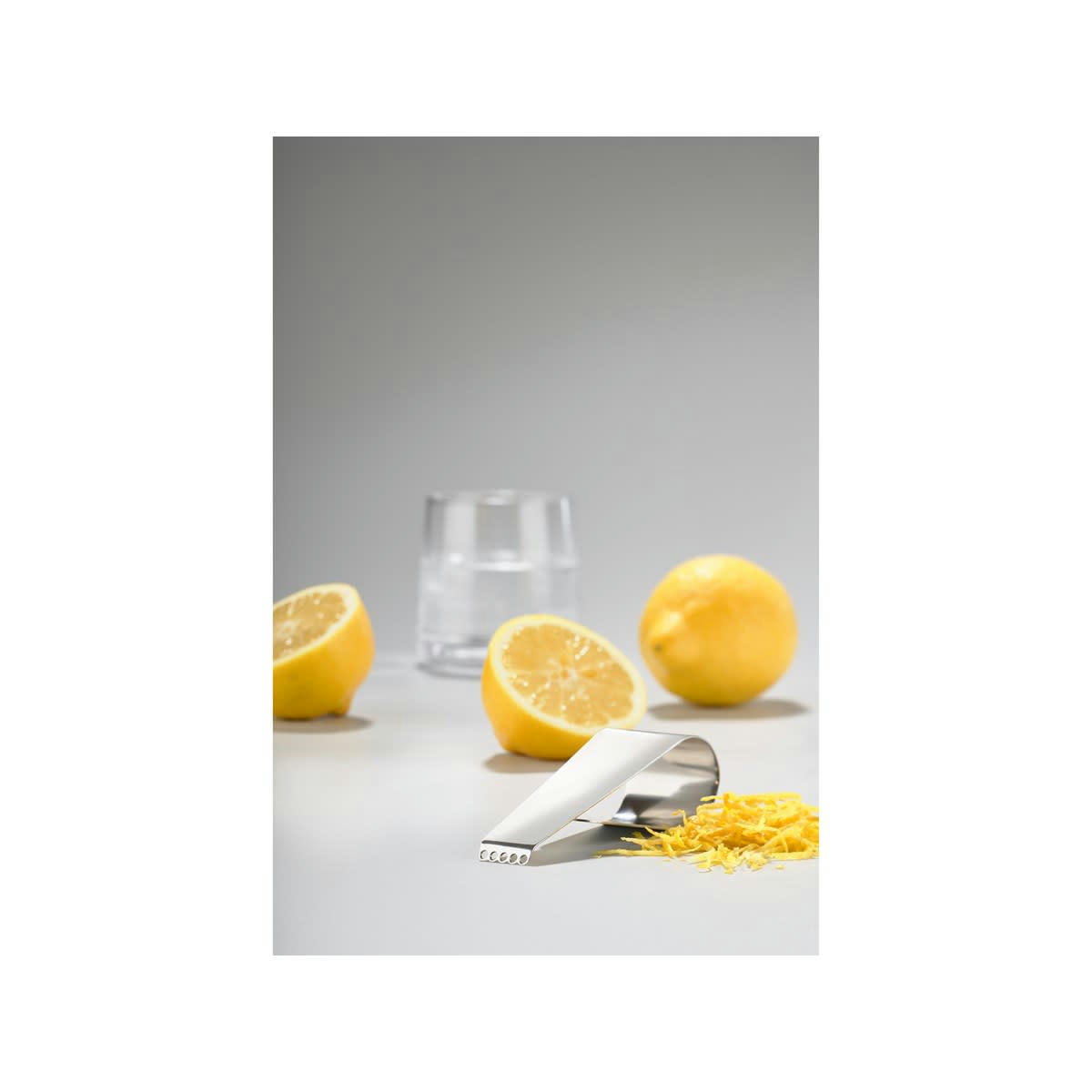 ROCKS - Éplucheur julienne en acier argent