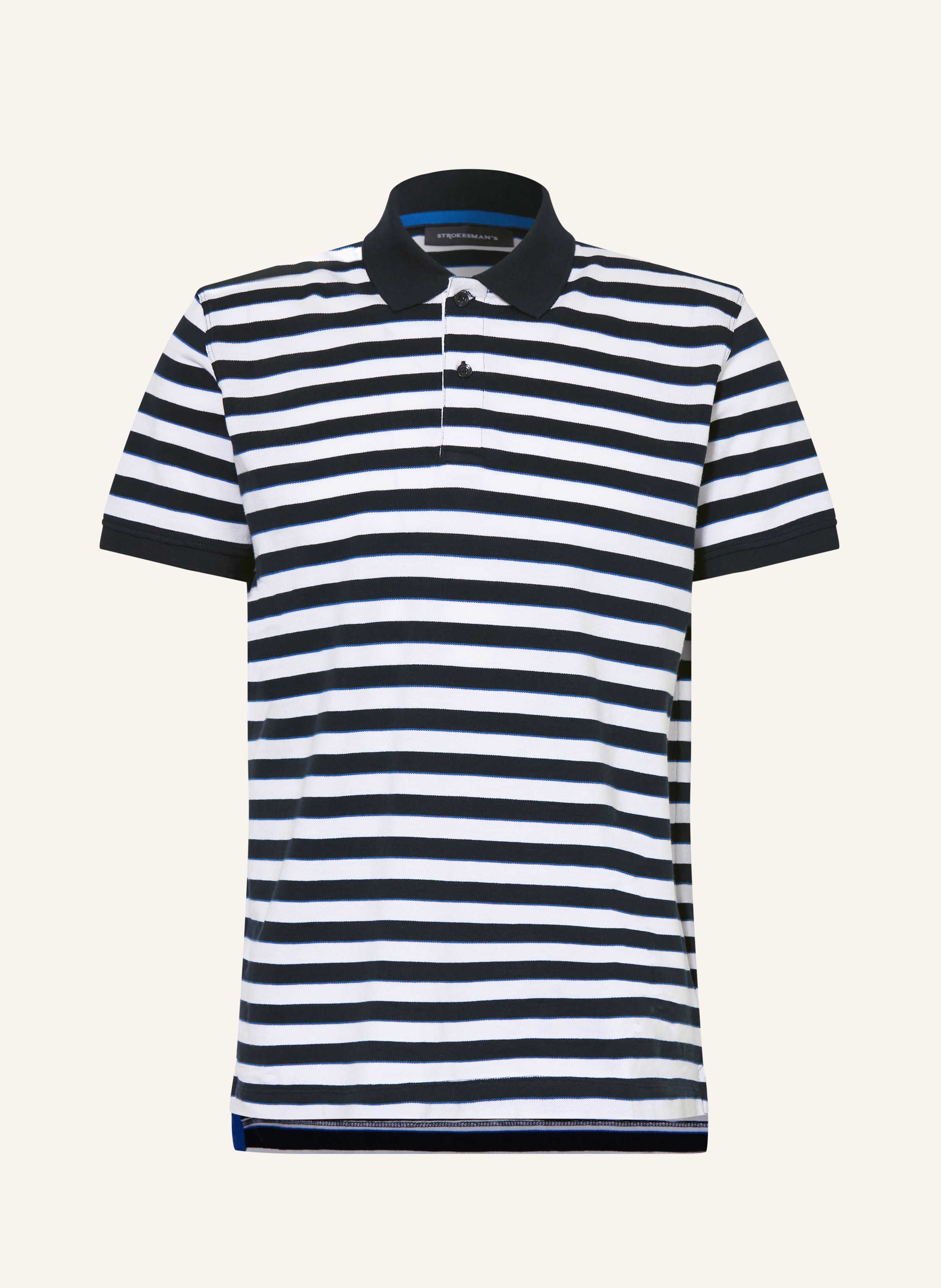 STROKESMAN'S Piqué-Poloshirt