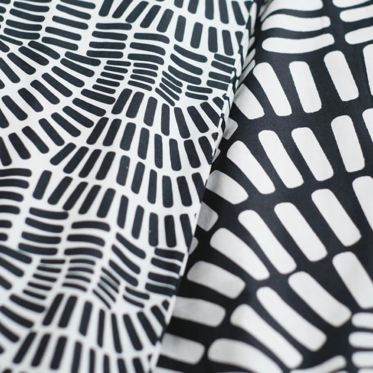 - Parure de lit en Coton Noir 240x220 cm