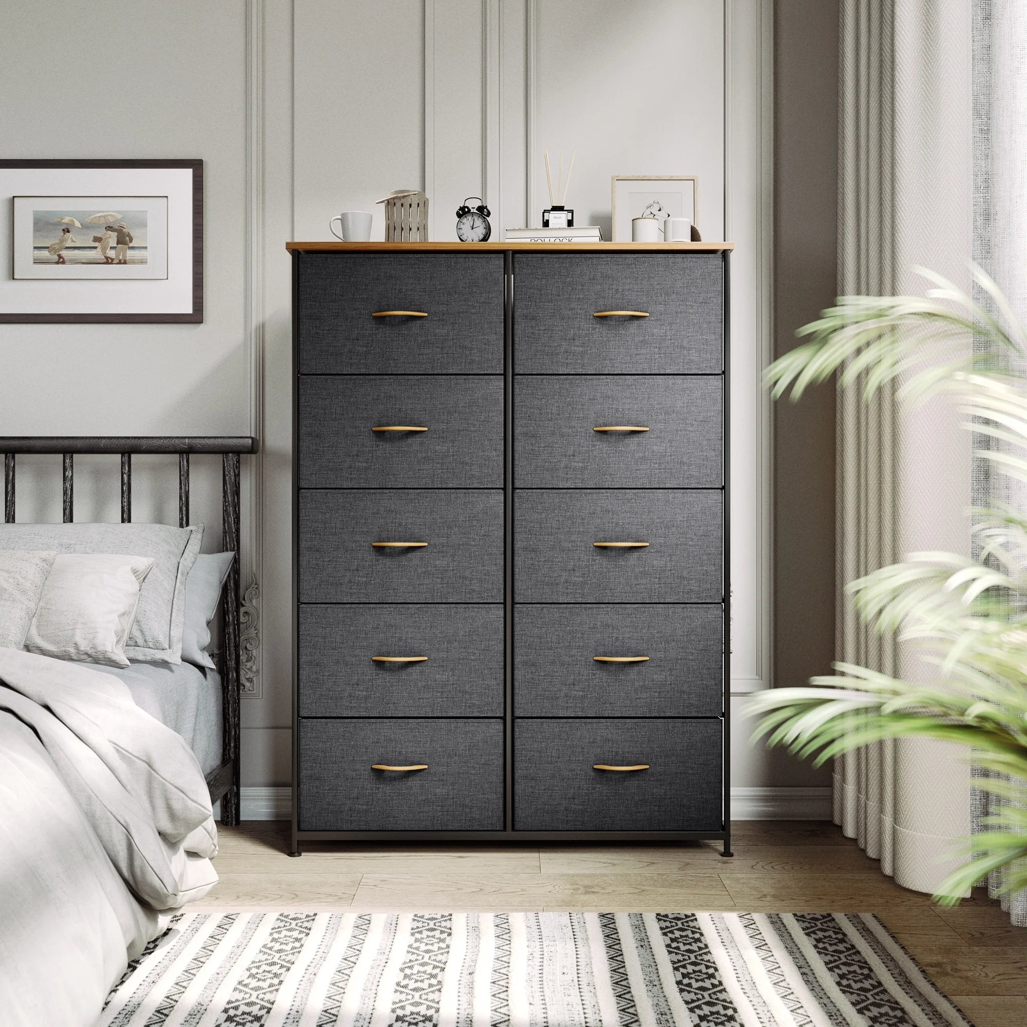 Moasis 10-drawer Bedroom Dresser Storage Tower