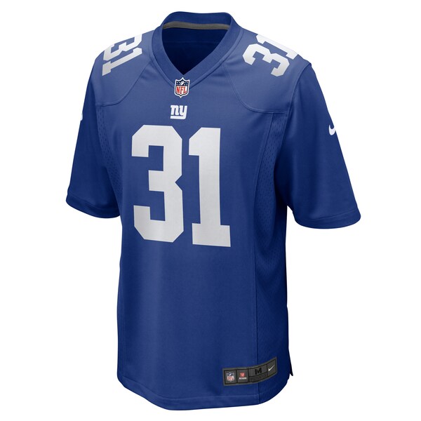 Tyler Nubin New York Giants Nike Team Game Jersey -  Royal